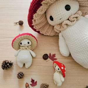🍄 Mushroom Guy Crochet Pattern – Whimsical Forest Critter Plush